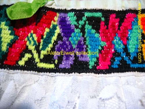 tzeltal embroidery detail