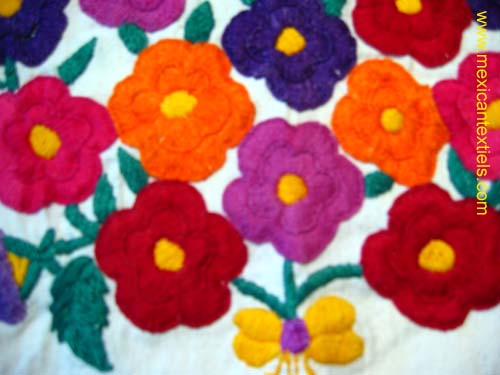 close up embroidery